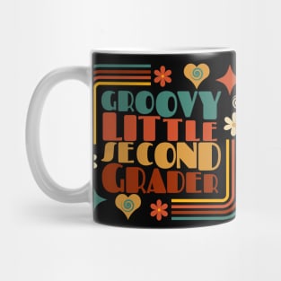 Groovy Little SECOND Grader First Day of School Mug